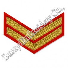Uniform Accessories Machine Embroidery Chevrons